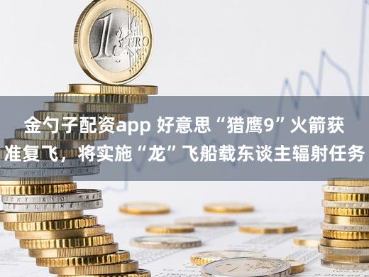 金勺子配资app 好意思“猎鹰9”火箭获准复飞，将实施“龙”飞船载东谈主辐射任务